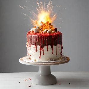 Explosion Cake3 Explosion Cake